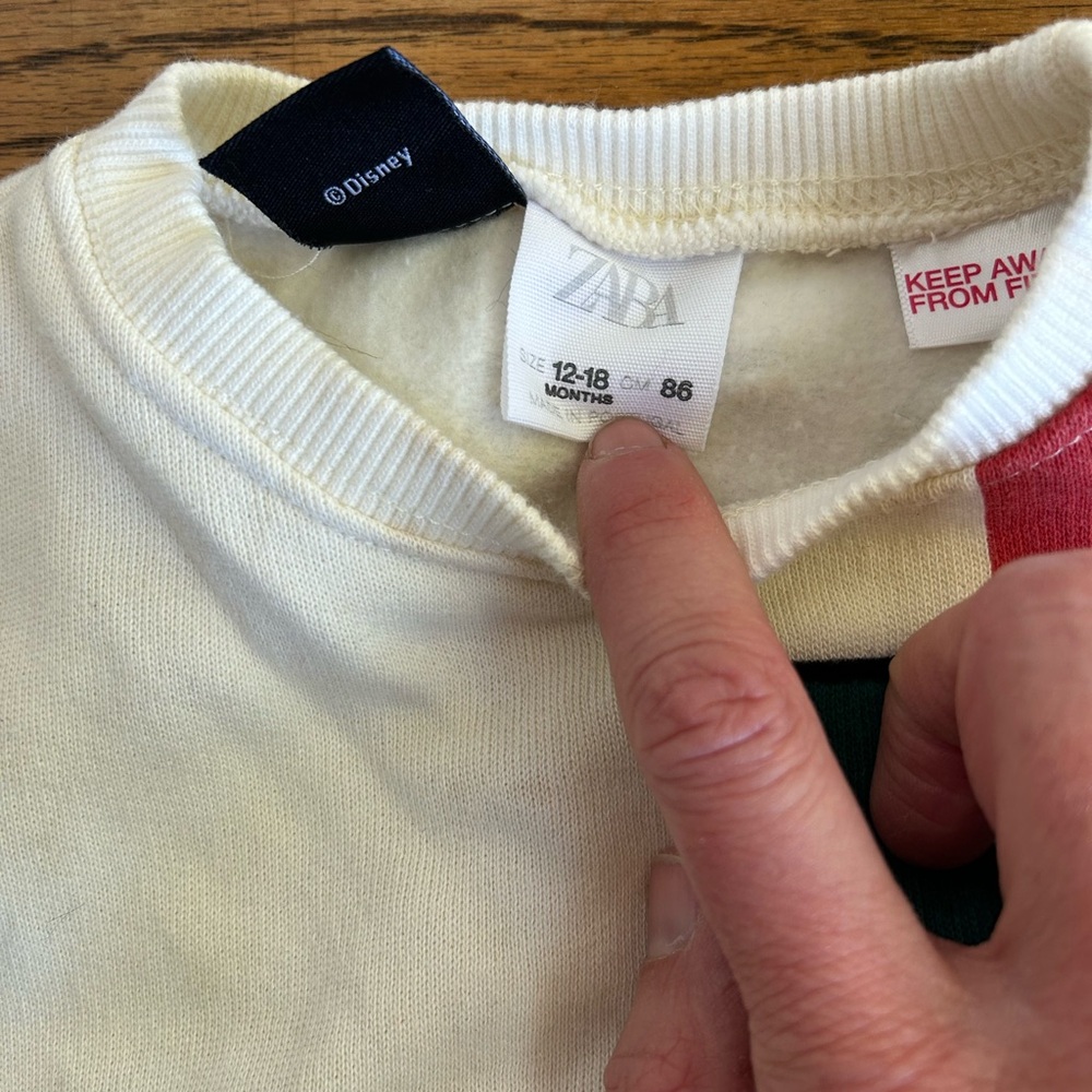 Zara Disney baby sweatsuit 12-18m - Picture 3 of 8
